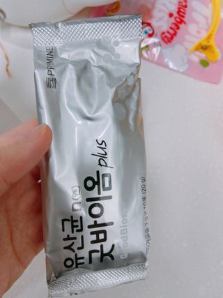 프리마인 유산균 국가지정연구소 선정, 살아있는 생유산균 200억 마리의 힘. 유산균n굿바이옴플러스 — 5점을 준 리뷰어가 2021년 12월 올린 사용 사진