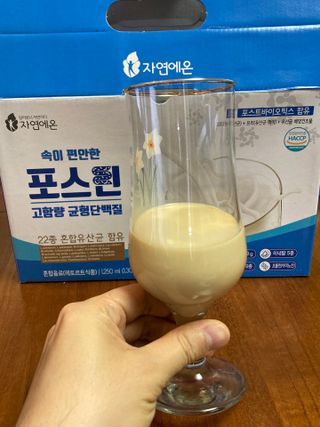 자연에온 마시는 프로틴 고함량 균형단백질 음료 포스틴 125ml 10개입 1BOX — 5점을 준 리뷰어가 2021년 4월 올린 사용 사진