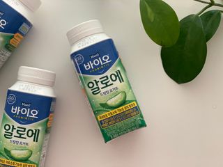 LIVE 매일바이오 알로에 드링킹 요거트 — 5점을 준 리뷰어가 2022년 4월 올린 사용 사진