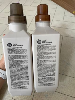 마더케이 디아 프리미엄 아기세제&섬유유연제 — 5점을 준 리뷰어가 2021년 10월 올린 사용 사진