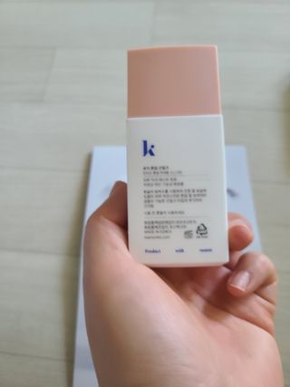 키노닉스 로지 톤업 선밀크 — 5점을 준 리뷰어가 2021년 8월 올린 사용 사진