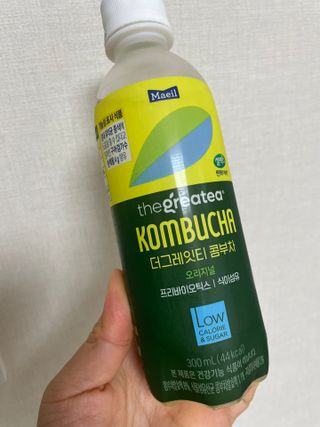 더그레잇티 콤부차 [매일유업] 더그레잇티 44kcal 콤부차 300ml *12개입 (오리지널 6개+베리리치 6개) — 5점을 준 리뷰어가 2023년 7월 올린 사용 사진