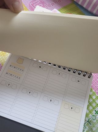 리훈 곰부 세우는 체크리스트 위클리 탁상 플래너 주간 일주일 계획표 — 5점을 준 리뷰어가 2023년 2월 올린 사용 사진