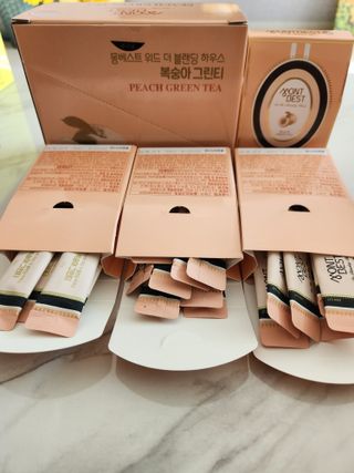 몽베스트 위드더 블랜딩 하우스 _복숭아 그린티 — 5점을 준 리뷰어가 2022년 11월 올린 사용 사진
