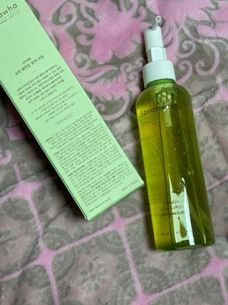 스킨큐어 산다화 순한 클렌징 동백 오일 200ml — 4점을 준 리뷰어가 2023년 4월 올린 사용 사진