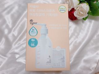 카엘라 락토 다마스크 로즈 여성청결제 젤 기획세트 — 4.5점을 준 리뷰어가 2023년 6월 올린 사용 사진