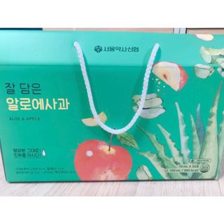 서울약사신협 잘 담은 알로애사과_70ml x 30포 — 5점을 준 리뷰어가 2021년 9월 올린 사용 사진