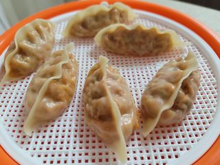 삼양냉동 [삼양] 얇은피불닭왕교자+얇은피까르보불닭왕교자 총4팩 — 5점을 준 리뷰어가 2021년 2월 올린 사용 사진