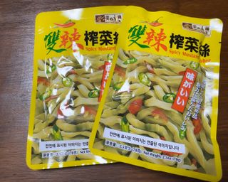 루시델리 야미하우스 홍콩 스파이시 프리미엄 짜사이 무침 500g — 5점을 준 리뷰어가 2024년 7월 올린 사용 사진