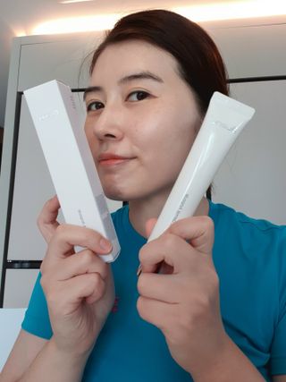 브에노 스킨셀 더마 앰플 — 5점을 준 리뷰어가 2021년 6월 올린 사용 사진
