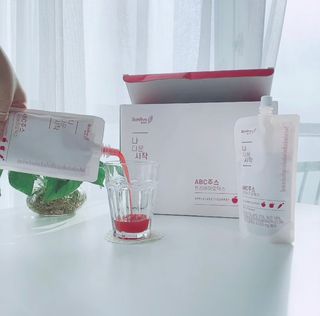 본리브 나 다운 시작 ABC주스 프리바이오틱스 — 5점을 준 리뷰어가 2021년 1월 올린 사용 사진