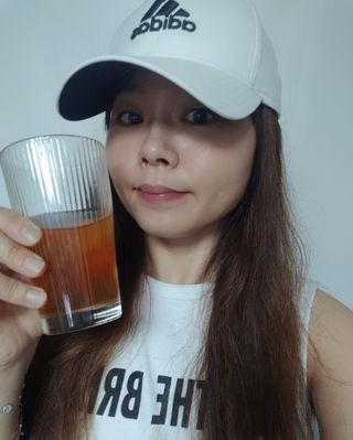 뉴트리션팩토리 하드코어버닝티 오리지널 — 4.5점을 준 리뷰어가 2021년 8월 올린 사용 사진