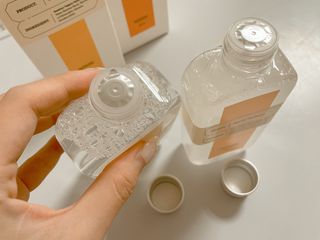[녹산] 비건 대나무 밸런싱 수분 토너 + 비건 바이오 비타 에센스 — 5점을 준 리뷰어가 2022년 10월 올린 사용 사진