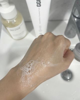 지지지 클린 퍼펙트 클렌징폼 120g — 5점을 준 리뷰어가 2022년 2월 올린 사용 사진
