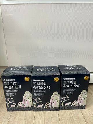 참앤들황토농원 국내산 흑염소를 정성스럽게 담은, 프리미엄 흑염소 진액 70ml x 30포 1박스 — 5점을 준 리뷰어가 2023년 1월 올린 사용 사진