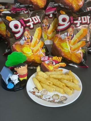 꿀버터 오!구마 꿀버터 오구마 16봉 — 5점을 준 리뷰어가 2021년 7월 올린 사용 사진