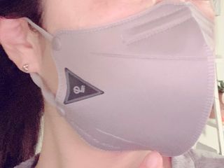 아이엘이 ILE 친환경 새부리형 방수 마스크 — 5점을 준 리뷰어가 2022년 4월 올린 사용 사진