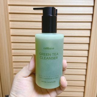 프리마인 메이크업과 들뜨는 각질까지 한방에 깐달걀로! 순하기까지한 셀베이스 그린티클렌저(200ml) — 5점을 준 리뷰어가 2023년 5월 올린 사용 사진