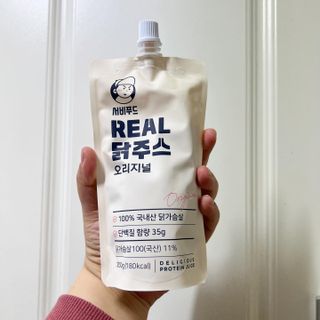 서비푸드 리얼 닭주스 오리지널 200g 1세트 10개입 — 5점을 준 리뷰어가 2022년 1월 올린 사용 사진