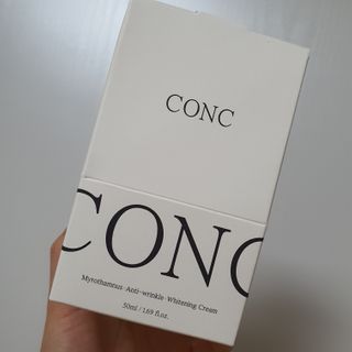 CONC 콩크 미로탐누스 안티링클 화이트닝 크림 — 5점을 준 리뷰어가 2021년 2월 올린 사용 사진