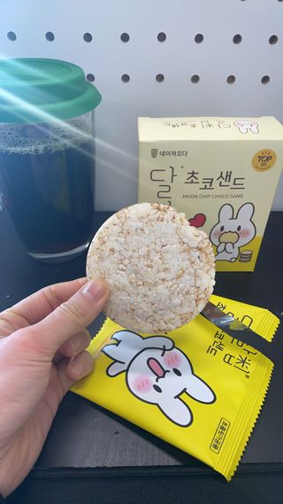 네이처오다 달칩 초코샌드 — 5점을 준 리뷰어가 2021년 2월 올린 사용 사진