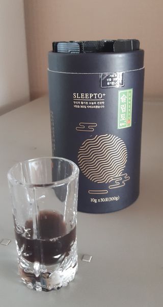 프리마인 자체 기업부설 연구소에서 찾아낸 건강한 수면의 비밀.  슬립토 플러스 30포 — 5점을 준 리뷰어가 2021년 11월 올린 사용 사진