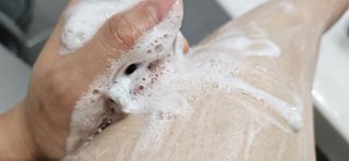 [닥터문] 센텔라 시카케어 화이트머스크 바디워시 1000ml — 5점을 준 리뷰어가 2023년 6월 올린 사용 사진