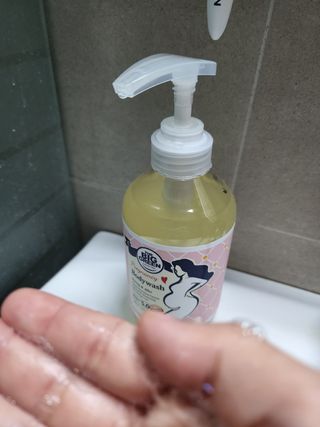 빅그린 임산부 전용라인 3종세트 - 샴푸500ml,트리트먼트500ml,바디워시500ml — 5점을 준 리뷰어가 2022년 8월 올린 사용 사진