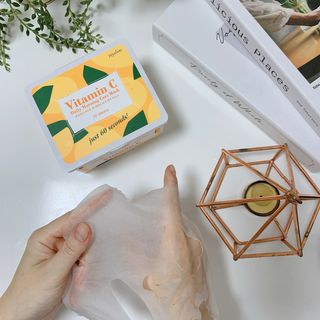 제주인디 비타민 씨 데일리 모닝 케어 마스크 — 5점을 준 리뷰어가 2023년 12월 올린 사용 사진