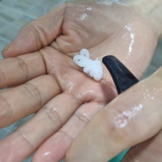 썸헤어 / SUMHAIR 썸헤어 데미지 클리닉 샴푸+트리트먼트 네롤리&민트티 — 5점을 준 리뷰어가 2021년 5월 올린 사용 사진