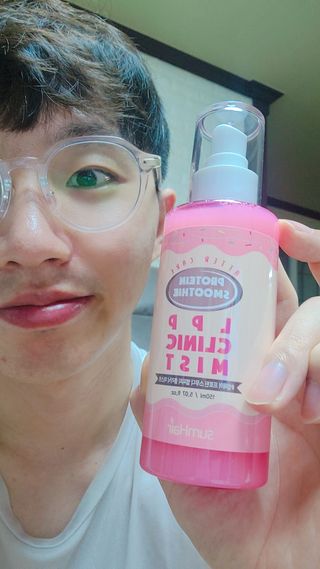 썸헤어 / SUMHAIR [썸헤어] 프로틴 스무디 클리닉 미스트 150ml — 4점을 준 리뷰어가 2021년 6월 올린 사용 사진