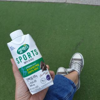 셀렉스스포츠 셀렉스 스포츠 웨이 프로틴 초콜릿 _ 330ml x 12팩 — 5점을 준 리뷰어가 2021년 3월 올린 사용 사진