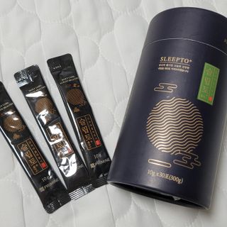 프리마인 자체 기업부설 연구소에서 찾아낸 건강한 수면의 비밀.  슬립토 플러스 30포 — 5점을 준 리뷰어가 2021년 10월 올린 사용 사진