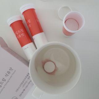 [슬림드랍 석류맛] 건기식 다이어트 보조제 겸 비타민 — 4점을 준 리뷰어가 2022년 1월 올린 사용 사진