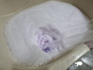 버블데이 배쓰밤 거품입욕제 버블바 6종 — 4.5점을 준 리뷰어가 2021년 8월 올린 사용 사진