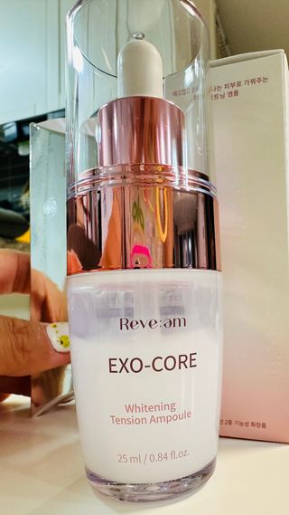 나우 [리브엠] 123억개 엑소좀으로 채운 눈부신 광채, 엑소코어 화이트닝 텐션 앰플 — 4.5점을 준 리뷰어가 2023년 9월 올린 사용 사진
