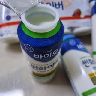 LIVE 매일바이오 썬화이버 드링킹 요거트 — 5점을 준 리뷰어가 2022년 8월 올린 사용 사진