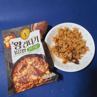 한성기업 무볼레 왕건더기 볶음밥 갈릭스테이크 — 5점을 준 리뷰어가 2021년 10월 올린 사용 사진