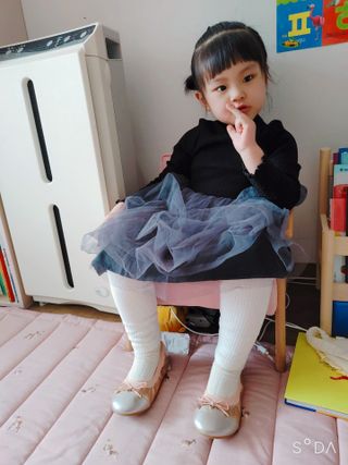 토박스코리아 베이비브레스 발레리나 — 5점을 준 리뷰어가 2021년 3월 올린 사용 사진
