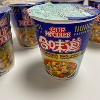 NISSIN 닛신 컵누들  4종 - 씨푸드오리지날, 씨푸드 스파이시, 씨푸드 커리, 씨푸드 XO소스 — 5점을 준 리뷰어가 2022년 5월 올린 사용 사진