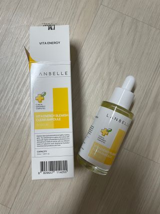 랑벨 비타 에너지 잡티 앰플 50ml 고농축 비타민, 저자극, 수분 촉촉, 미백 앰플 — 5점을 준 리뷰어가 2022년 4월 올린 사용 사진