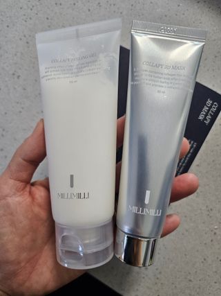 [밀리밀리] 콜라피 3D 마스크+콜라피 필링젤(본품증정) — 5점을 준 리뷰어가 2023년 11월 올린 사용 사진
