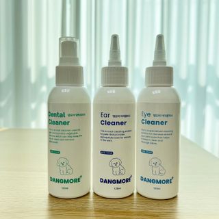 [댕모어 클리너 3종] 아이클리너 / 이어클리너 / 덴탈클리너 3종 세트 (120ml) — 5점을 준 리뷰어가 2023년 8월 올린 사용 사진