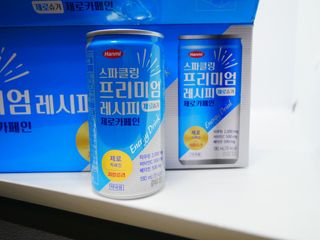한미사이언스 [한미] 스파클링 프리미엄 레시피 (카페인, 제로카페인 2종)각5개총10개제공 — 5점을 준 리뷰어가 2025년 1월 올린 사용 사진