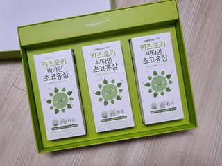 [이뮤니티플러스]우리아이 면역오키, 건강오키 _ 키즈오키 비타민초코홍삼 10포 1box — 5점을 준 리뷰어가 2022년 5월 올린 사용 사진