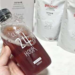 클린24시간 1BOX(5포) + 전용보틀(500ml) — 5점을 준 리뷰어가 2022년 9월 올린 사용 사진