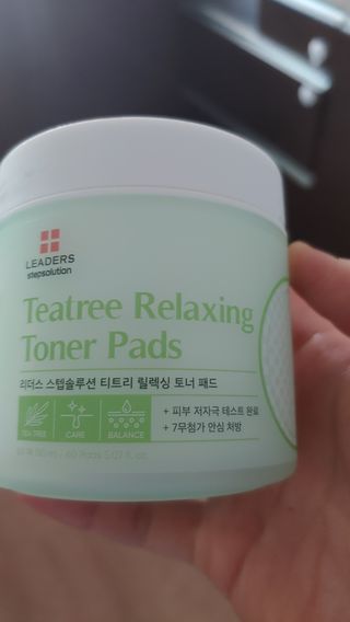 리더스코스메틱 리더스 스텝솔루션 티트리 릴렉싱 토너 패드 — 5점을 준 리뷰어가 2022년 7월 올린 사용 사진