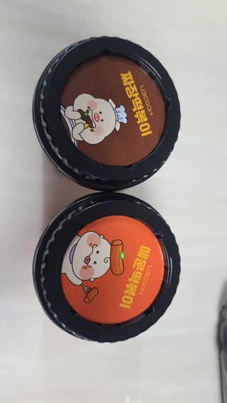 유비쿡 컵떡볶이 매운컵떡볶이2개/ 짜장컵떡볶이 2개  총 4개세트 — 1점을 준 리뷰어가 2021년 2월 올린 사용 사진
