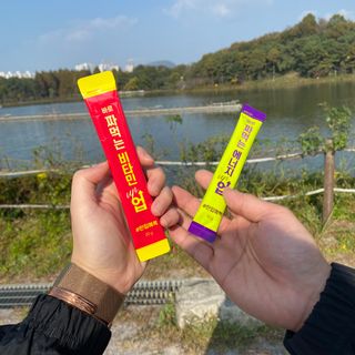 아임오 편의점 신상 타파, 바로 짜먹는 3종 _ 에너지업X2ea, 비타민업X2ea, 허니앤업X2ea — 5점을 준 리뷰어가 2021년 11월 올린 사용 사진