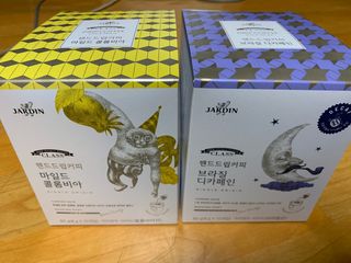 (주)쟈뎅 쟈뎅 클래스 핸드 드립 커피 10P 2종_디카페인 1종+랜덤 플레이버 1종 — 5점을 준 리뷰어가 2021년 3월 올린 사용 사진